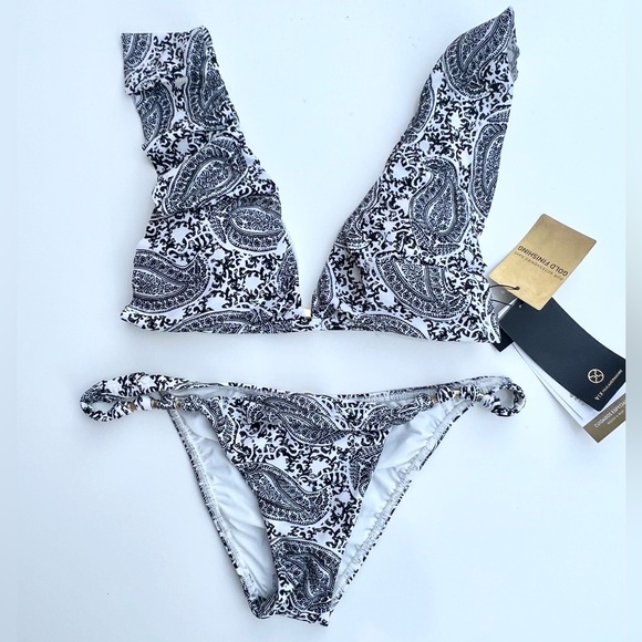 Vix Other - VIX Black & White Paisley Bikini